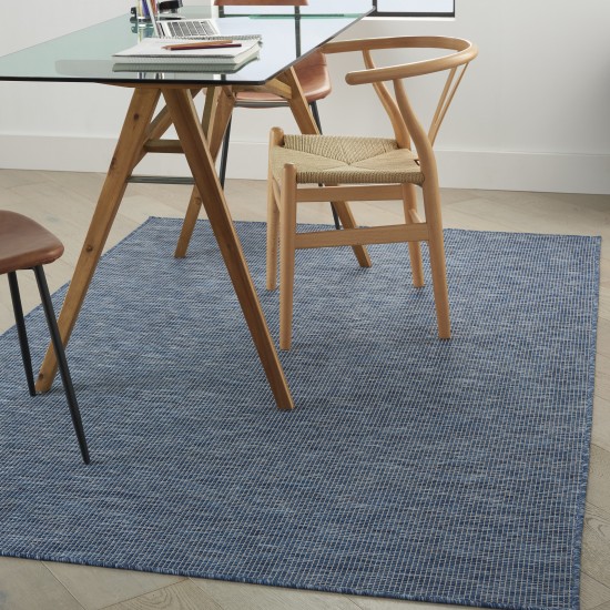 Nourison Positano POS01 Area Rug, Navy/Blue, 4' x 6'