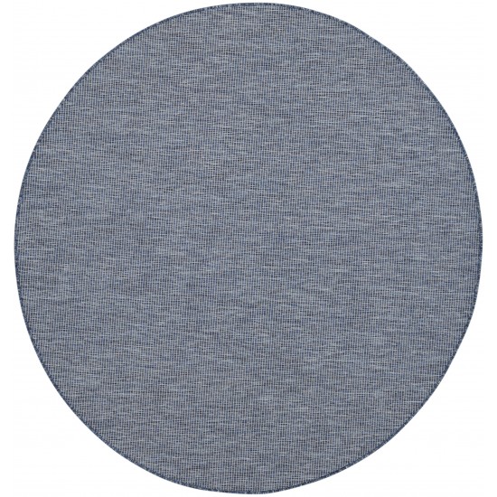 Nourison Positano POS01 Area Rug, Navy/Blue, 6' x Round