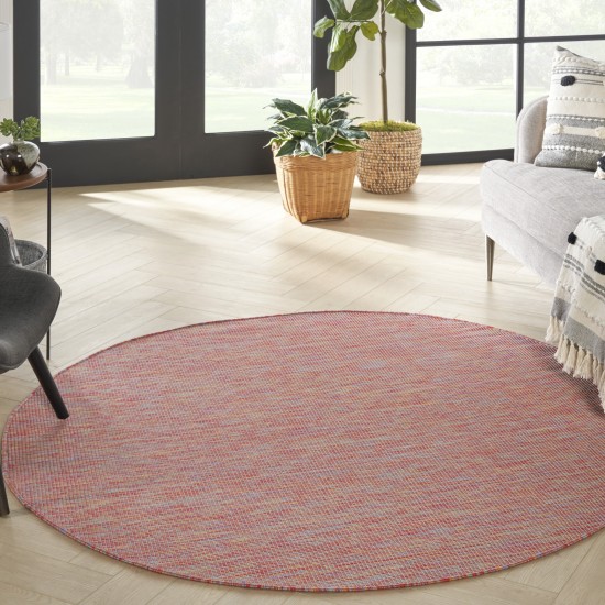 Nourison Positano POS01 Area Rug, Rainbow, 6' x 6'Round