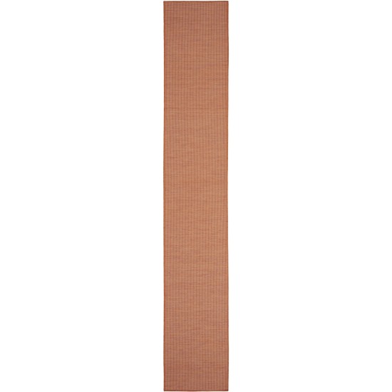 Nourison Positano POS01 Runner Rug, Terracotta, 2'2" x 10'