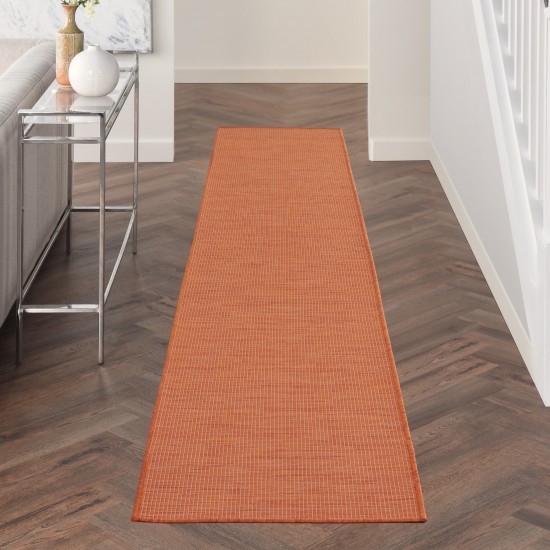 Nourison Positano POS01 Runner Rug, Terracotta, 2'2" x 12'