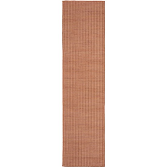 Nourison Positano POS01 Runner Rug, Terracotta, 2'2" x 8'