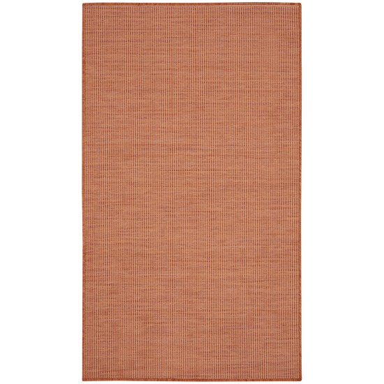 Nourison Positano POS01 Area Rug, Terracotta, 3' x 5'