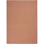 Nourison Positano POS01 Area Rug, Terracotta, 4' x 6'