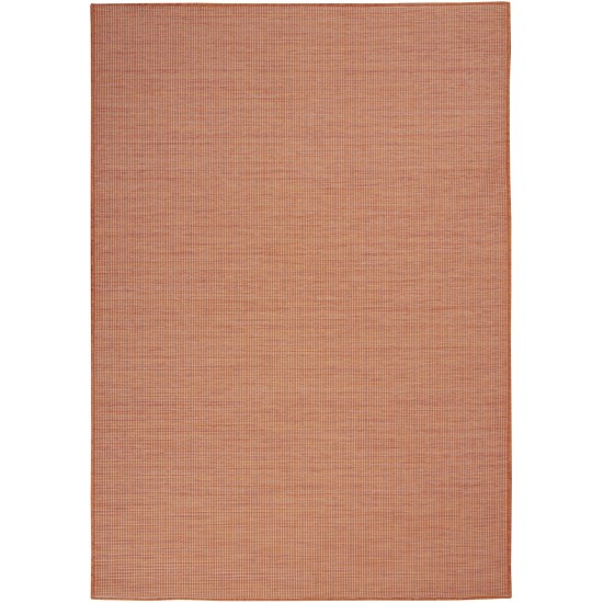 Nourison Positano POS01 Area Rug, Terracotta, 4' x 6'