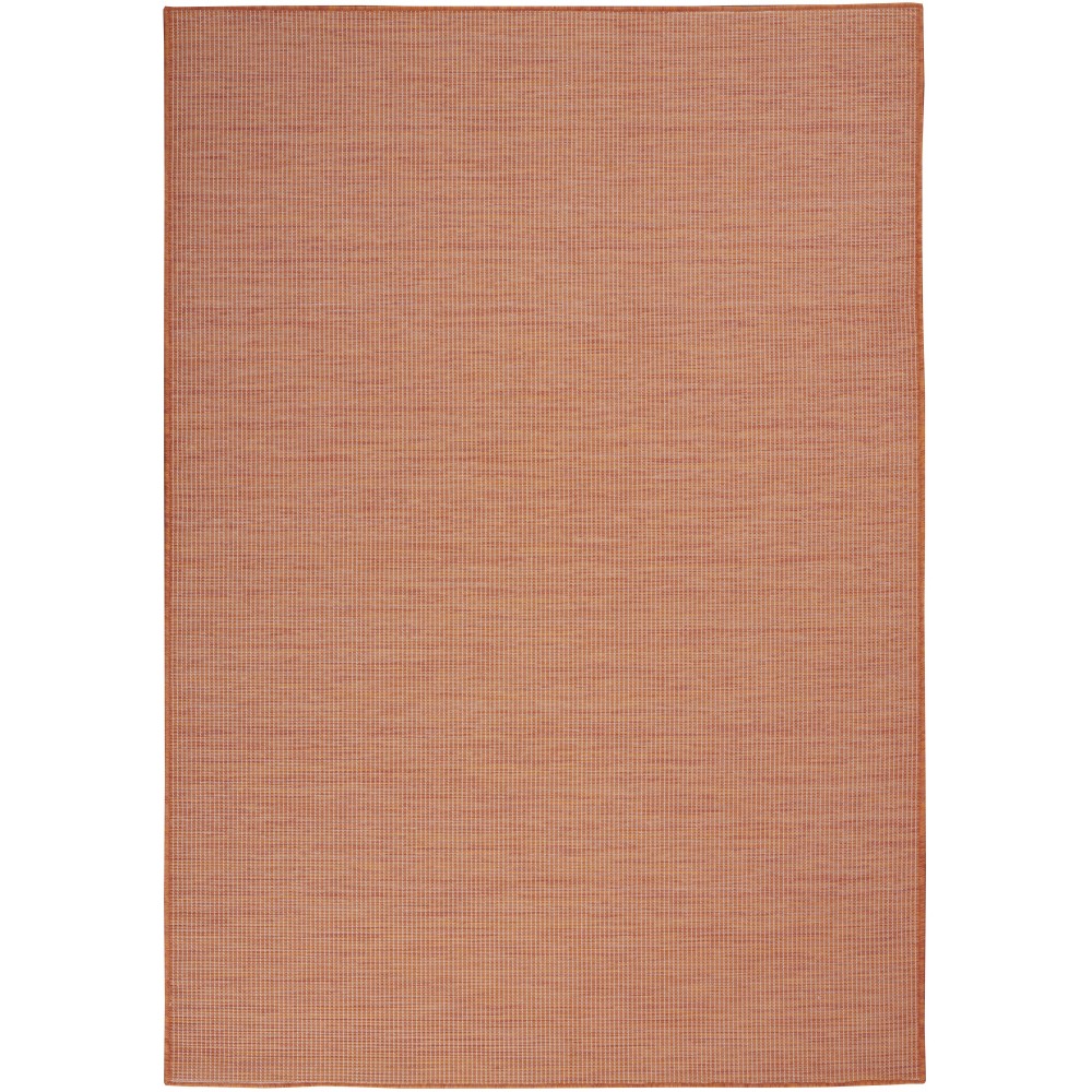 Nourison Positano POS01 Area Rug, Terracotta, 4' x 6'