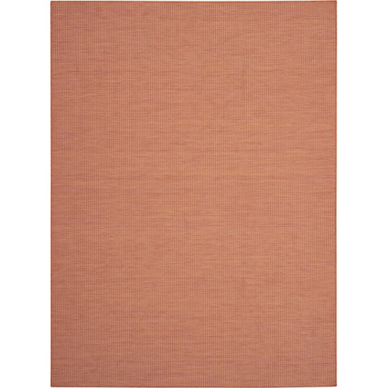 Nourison Positano POS01 Area Rug, Terracotta, 6' x 9'