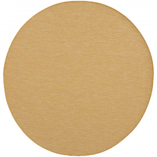 Nourison Positano POS01 Area Rug, Yellow, 6' x Round