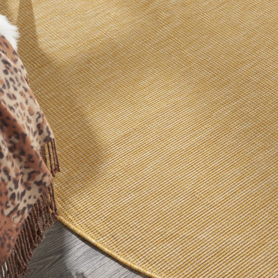 Nourison Positano POS01 Area Rug, Yellow, 6' x Round