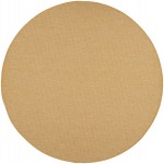 Nourison Positano POS01 Area Rug, Yellow, 8' x Round