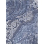 Nourison Prismatic PRS05 Area Rug, Blue, 3'9" x 5'9"