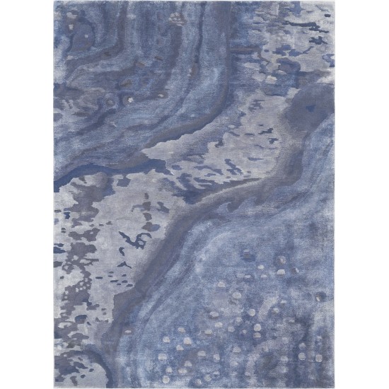 Nourison Prismatic PRS05 Area Rug, Blue, 3'9" x 5'9"