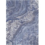 Nourison Prismatic PRS05 Area Rug, Blue, 5'6" x 7'5"