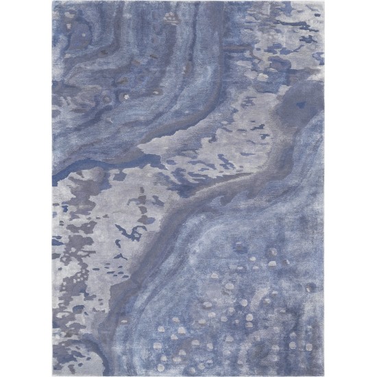 Nourison Prismatic PRS05 Area Rug, Blue, 5'6" x 7'5"