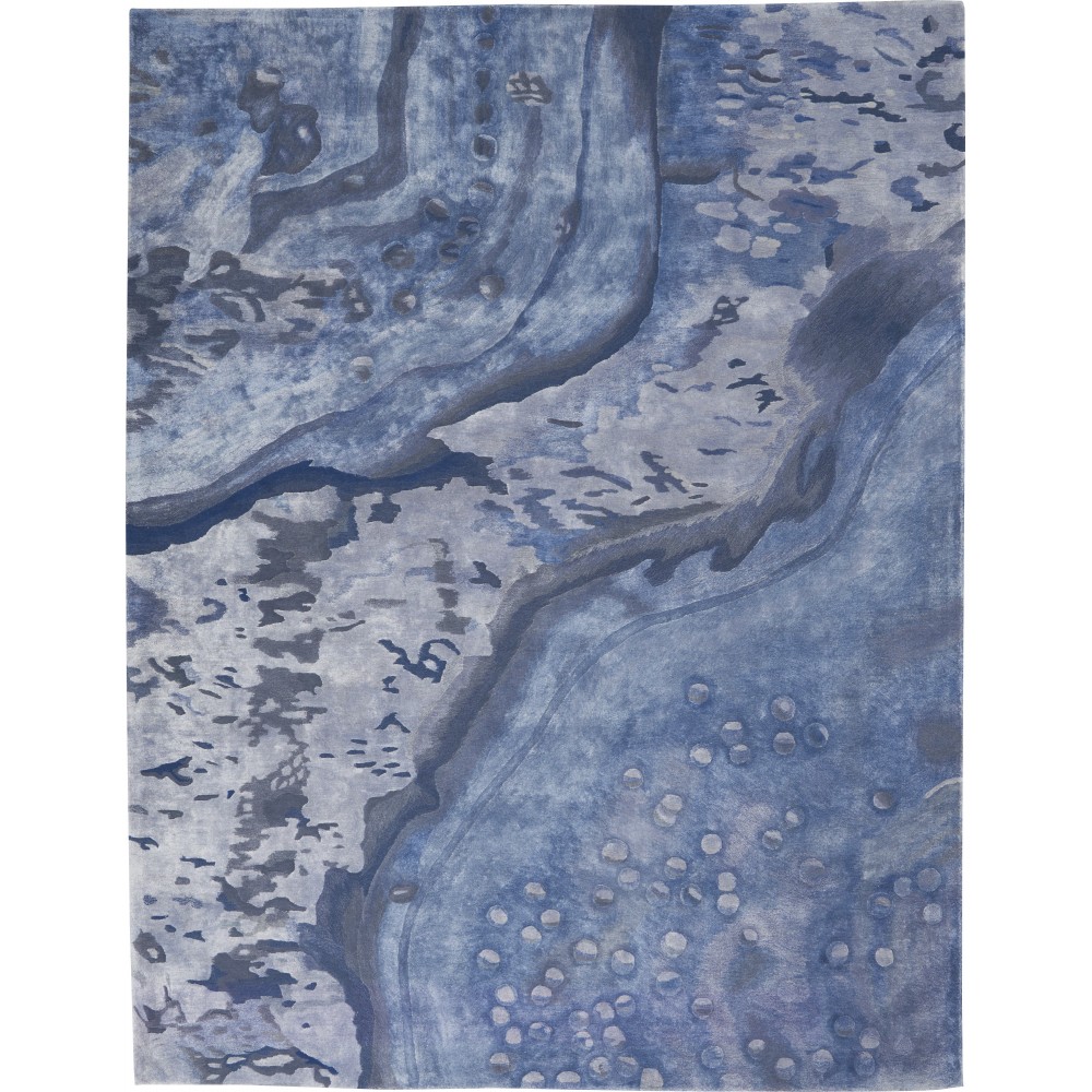 Nourison Prismatic PRS05 Area Rug, Blue, 7'9" x 9'9" Nourison Prismatic PRS05 Area Rug, Blue, 7'9" x 9'9"