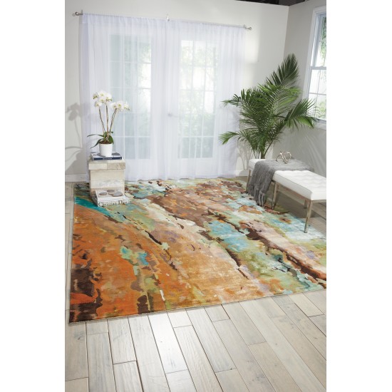 Nourison Prismatic PRS09 Area Rug, Multicolor, 8'6" x 11'6"