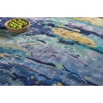 Nourison Prismatic PRS09 Area Rug, Silver/Blue, 7'9" x 9'9"