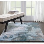Nourison Prismatic PRS14 Area Rug, Grey/Slate, 3'9" x 5'9"