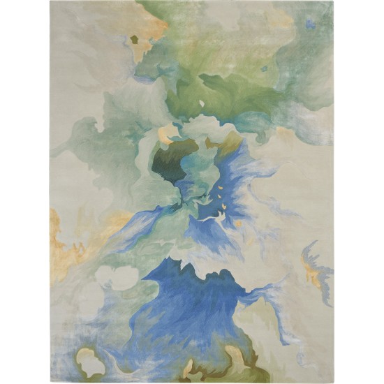 Nourison Prismatic PRS16 Area Rug, Seafoam, 12' x 15'