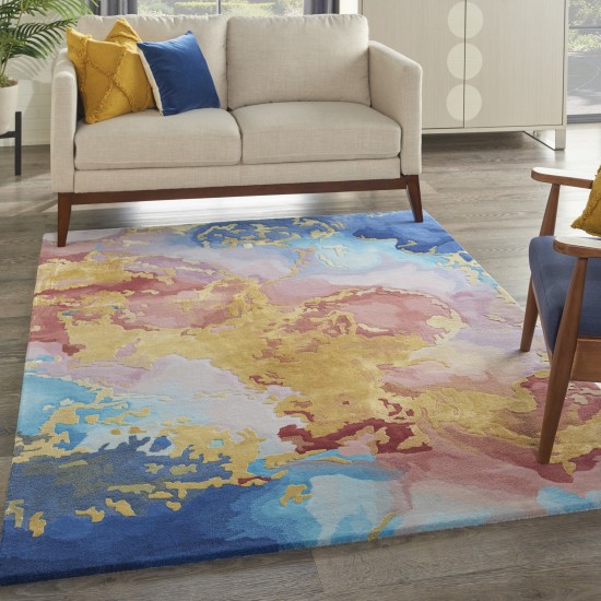 Nourison Prismatic PRS18 Area Rug, Multicolor, 3'9" x 5'9"