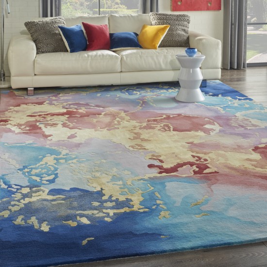 Nourison Prismatic PRS18 Area Rug, Multicolor, 8'6" x 11'6"