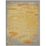 Nourison Prismatic PRS19 Area Rug, Grey/Gold, 8'6" x 11'6"