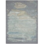 Nourison Prismatic PRS19 Area Rug, Seafoam/Silver, 3'9" x 5'9"