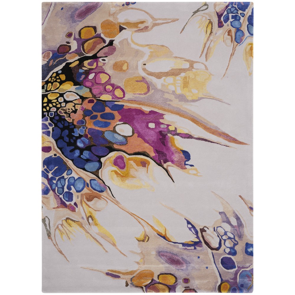 Nourison Prismatic PRS20 Area Rug, Grey/Lilac/Multicolor, 3'9" x 5'9" Nourison Prismatic PRS20 Area Rug, Grey/Lilac/Multicolor, 3'9" x 5'9"
