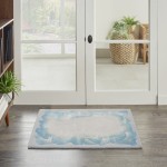 Nourison Prismatic PRS22 Area Rug, Sea Mist Blue, 2' x 3'