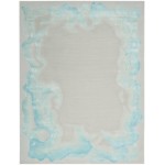 Nourison Prismatic PRS22 Area Rug, Sea Mist Blue, 8'6" x 11'6"