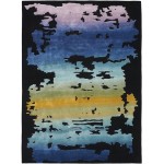 Nourison Prismatic PRS23 Area Rug, Black/Multicolor, 3'9" x 5'9"