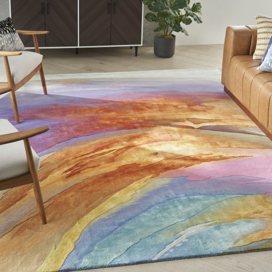 Nourison Prismatic PRS25 Area Rug, Multicolor, 3'9" x 5'9"