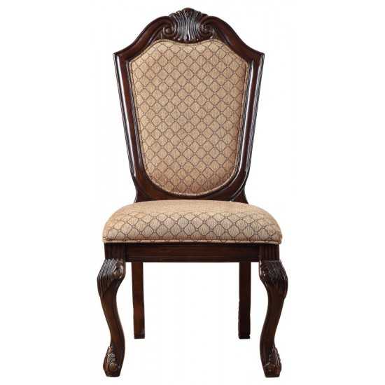 ACME Chateau De Ville Side Chair (Set-2), Espresso