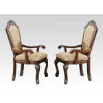 ACME Chateau De Ville Arm Chair (Set-2), Espresso