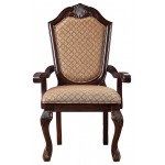 ACME Chateau De Ville Arm Chair (Set-2), Espresso