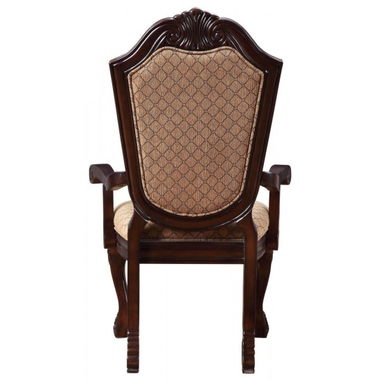 ACME Chateau De Ville Arm Chair (Set-2), Espresso