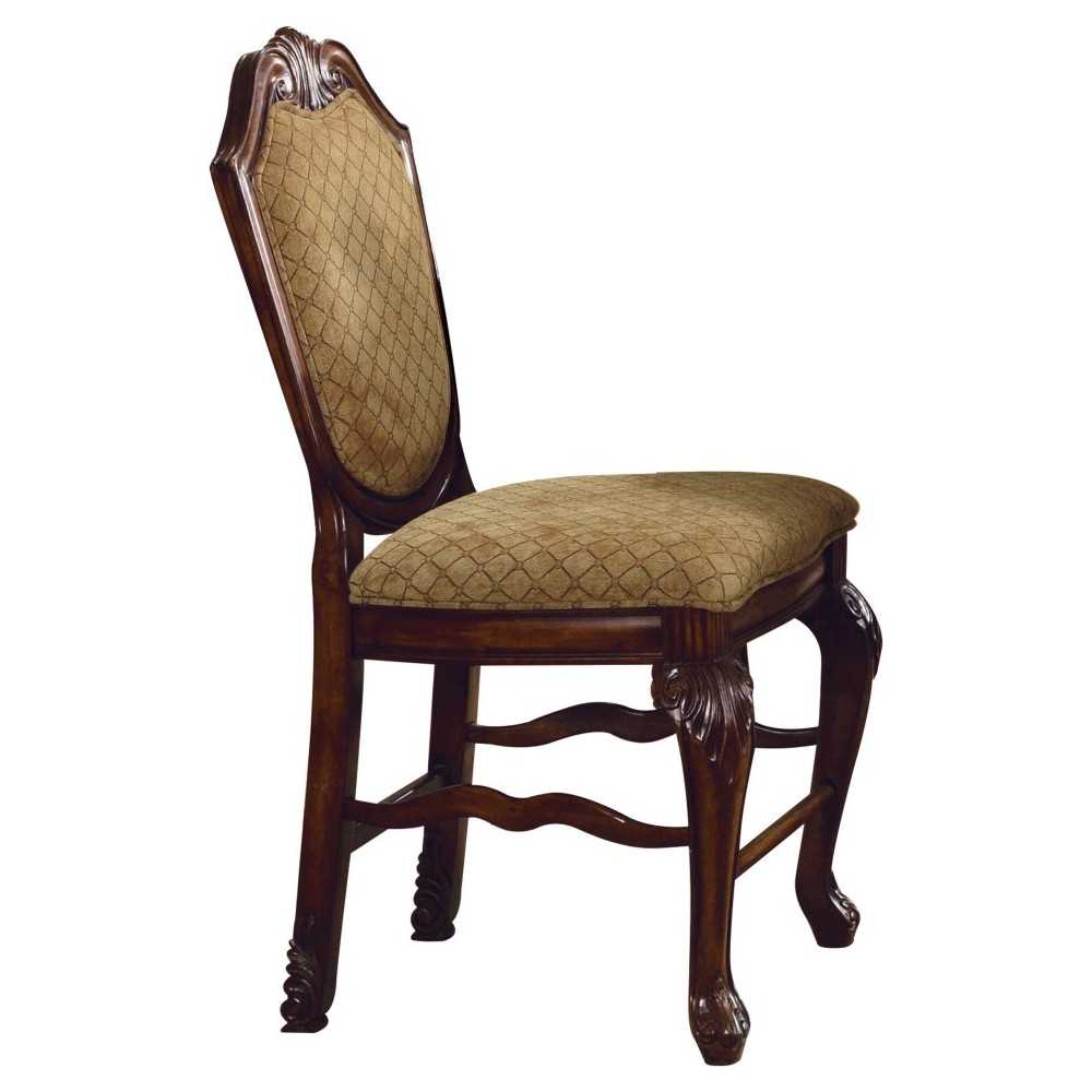 ACME Chateau De Ville Counter Height Chair (Set-2), Espresso