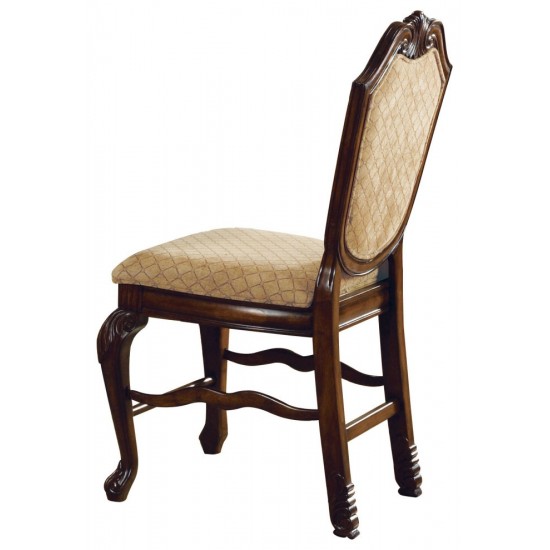 ACME Chateau De Ville Counter Height Chair (Set-2), Espresso