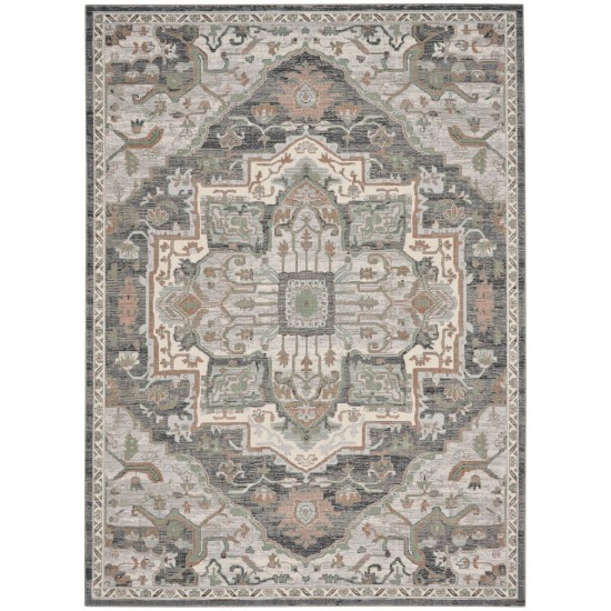 Nourison Parisa PSA01 Area Rug, Grey Sage, 12' x 15'