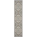 Nourison Parisa PSA01 Runner Rug, Grey Sage, 2'3" x 10'