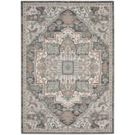 Nourison Parisa PSA01 Area Rug, Grey Sage, 5'3" x 7'5"