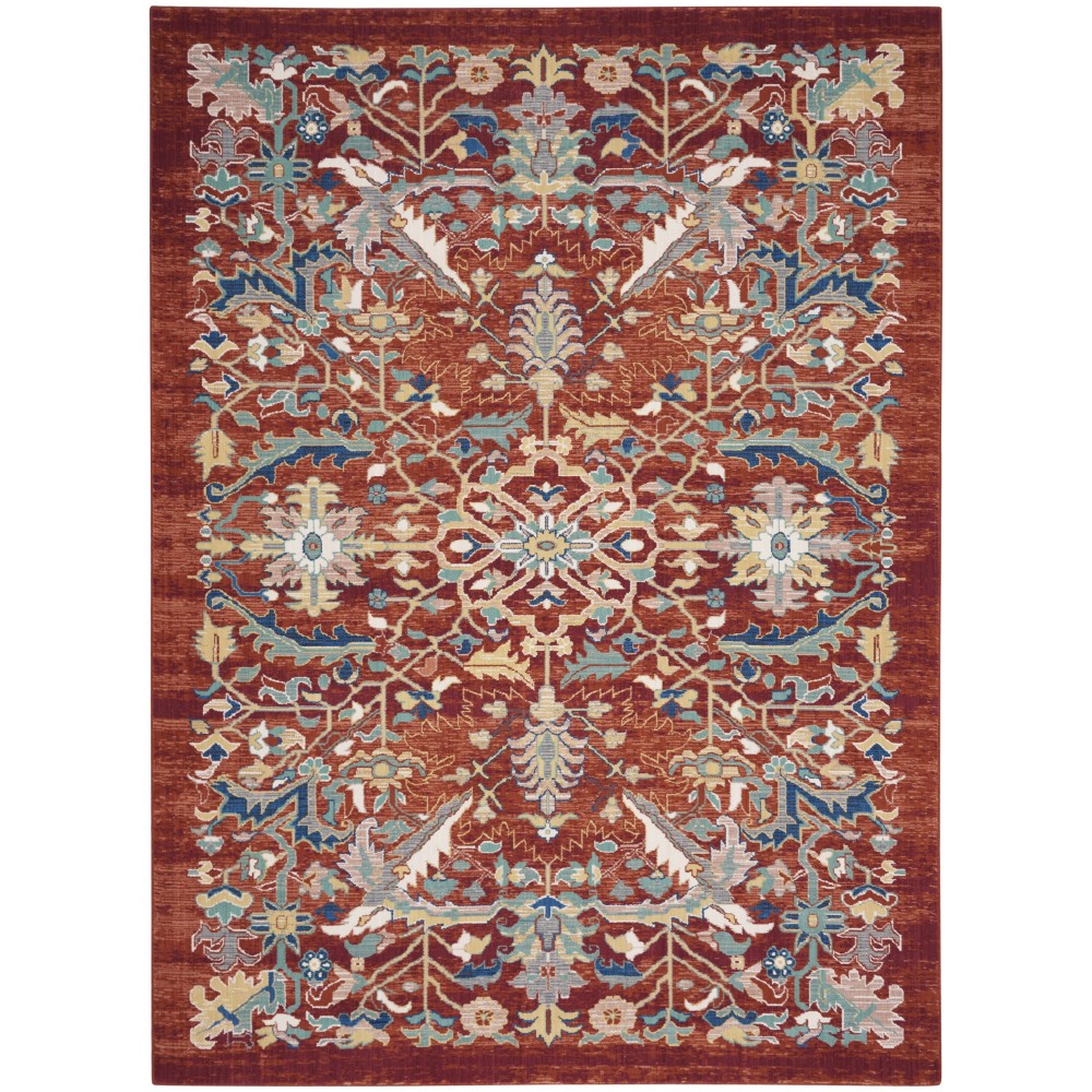 Nourison Parisa PSA02 Area Rug, Brick, 12' x 15'