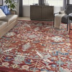 Nourison Parisa PSA02 Area Rug, Brick, 12' x 15'