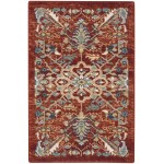 Nourison Parisa PSA02 Area Rug, Brick, 2' x 3'