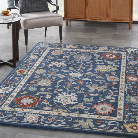 Nourison Parisa PSA03 Area Rug, Denim, 5'3" x 7'5"