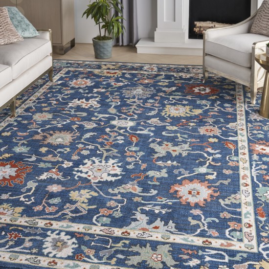 Nourison Parisa PSA03 Area Rug, Denim, 8'6" x 11'6"