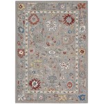 Nourison Parisa PSA03 Area Rug, Grey, 5'3" x 7'5"