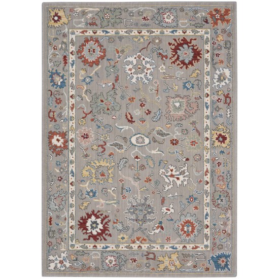 Nourison Parisa PSA03 Area Rug, Grey, 5'3" x 7'5"