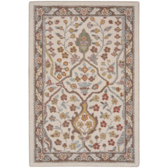 Nourison Parisa PSA04 Area Rug, Beige, 2' x 3'