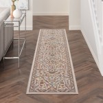 Nourison Parisa PSA04 Runner Rug, Beige, 2'3" x 10'